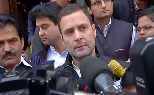 Rahul Gandhi Blames 'Catastrophic' Notes Ban On PM Narendra Modi's 'Vanity'