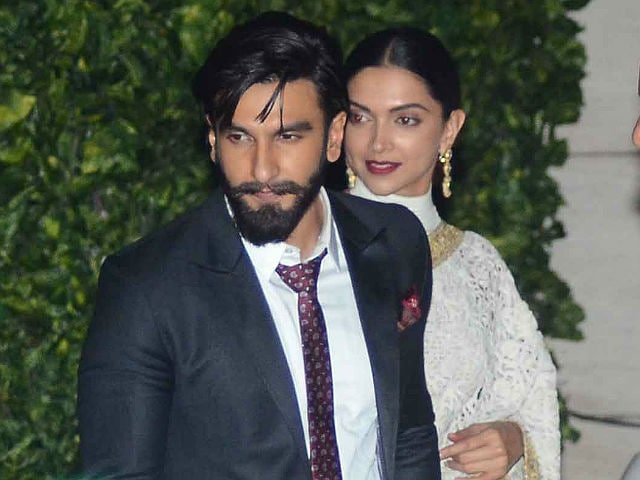 Deepika Padukone and Ranveer Singh spotted at a party holding hands