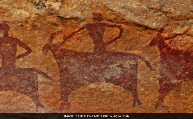 दो से पांच लाख साल पहले यहां मानव ने पत्थरों पर बनाए चित्र...