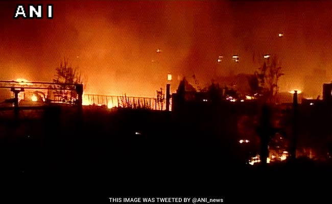 Massive Fire Near Sadar Bazar In Old Delhi, 30 Fire Engines At Spot