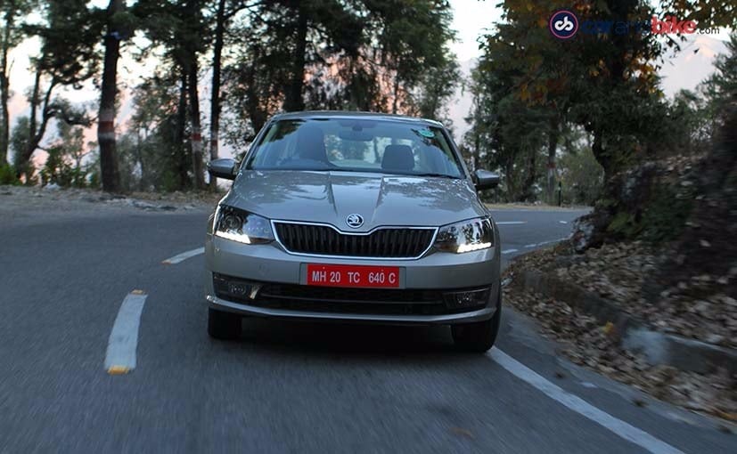 skoda rapid facelift front