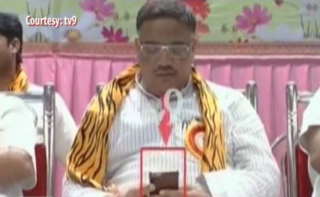 Karnataka Minister Caught Allegedly Watching Sleazy Photos Ready For Probe
