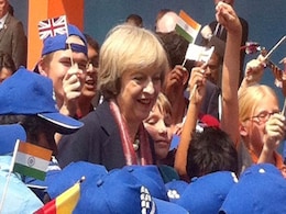 Theresa May Goes Back To School On Her Day-2 Visit To Bengaluru Theresa May Goes Back To School On Her Day-2 Visit To Bengaluru