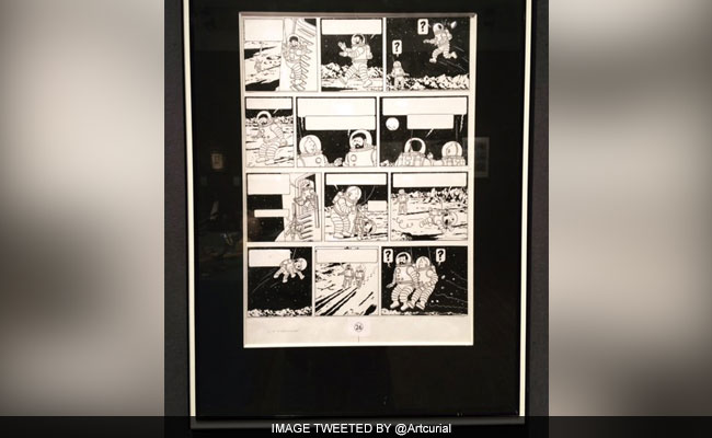 Tintin Drawing Sells For Record 1.55 Million Euros In Paris
