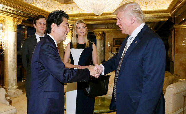 Japan PM Shinzo Abe Confident In Donald Trump's Diplomacy Debut
