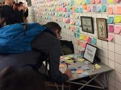New Yorkers Vent Donald Trump Anger On Subway Post-It Notes