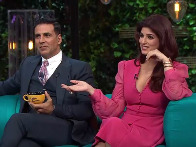 Twinkle Khanna, Uncensored, on <I>Koffee With Karan</i>. Akshay Kumar Blushes