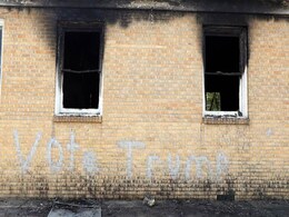 Church Defaced By Donald Trump Graffiti Was Destroyed By Arson: Officials Church Defaced By Donald Trump Graffiti Was Destroyed By Arson: Officials