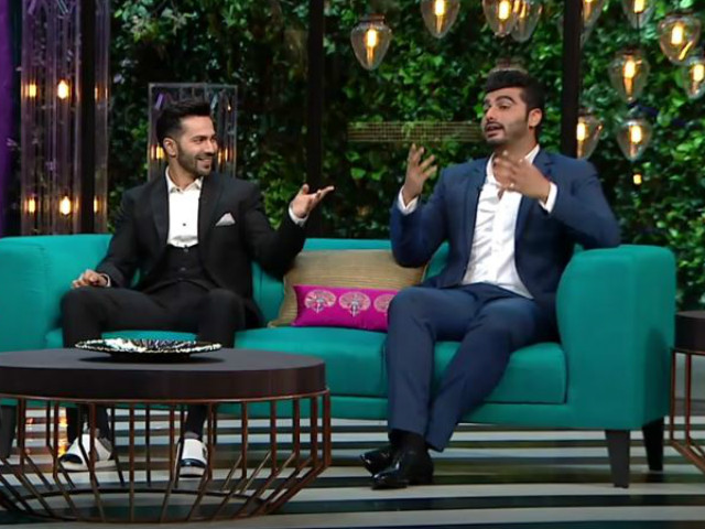 <I>Koffee With Karan 5</i>: Varun Dhawan, Arjun Kapoor Reveal Each Other's Secrets