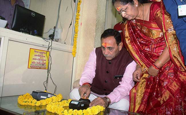 Gujarat Chief Minister Makes Donation To Ambaji Temple Using Wife's Debit Card