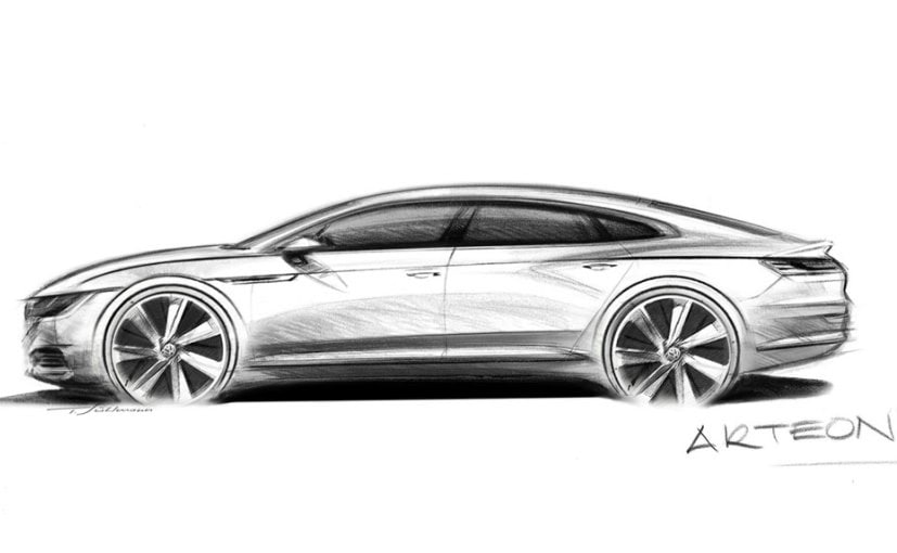 volkswagen arteon sketch