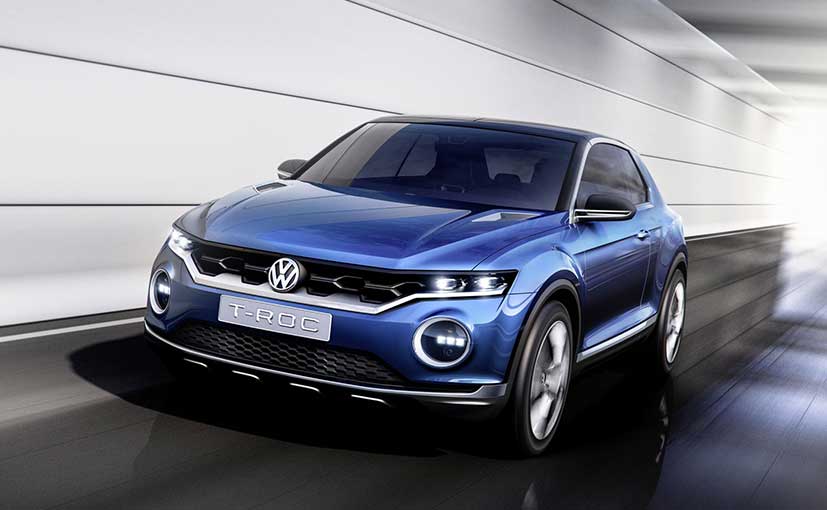 volkswagen t roc concept front quarter