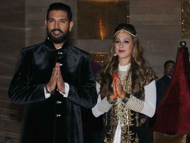 Yuvraj Singh, Hazel Keech Start 'New Innings'. See Pics From Sangeet And Mehendi