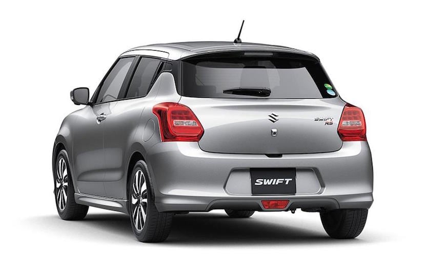 2017 suzuki swift rear profile