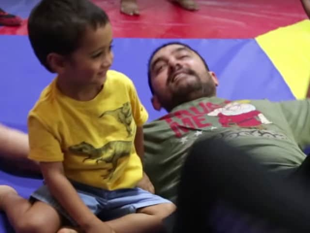 Aamir Khan's Dangal With 5-Year-Old Son Azad Is Too Cute. Watch Video