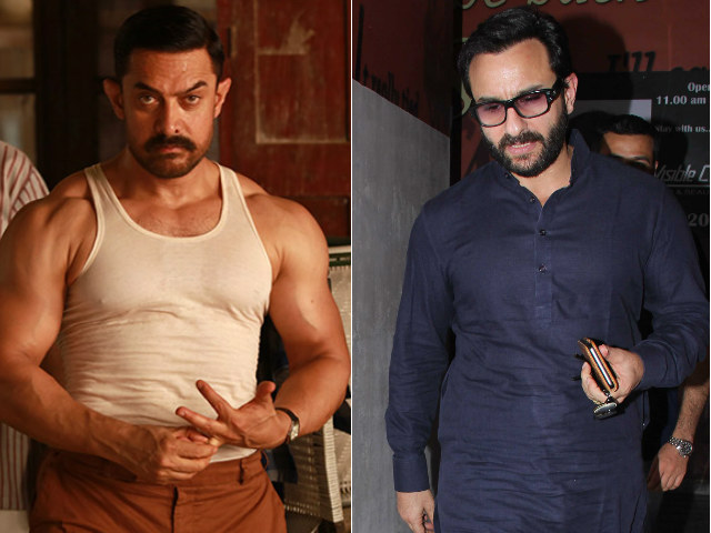 <I>Dangal</i>: Saif Ali Khan Describes Aamir Khan's Film In One Word