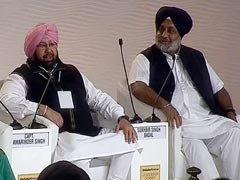 Amarinder Singh And Sukhbir Badal Predict Seats For Parties In Punjab Polls