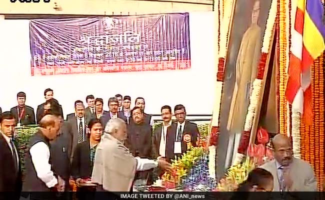 PM Modi Pays Tributes To BR Ambedkar