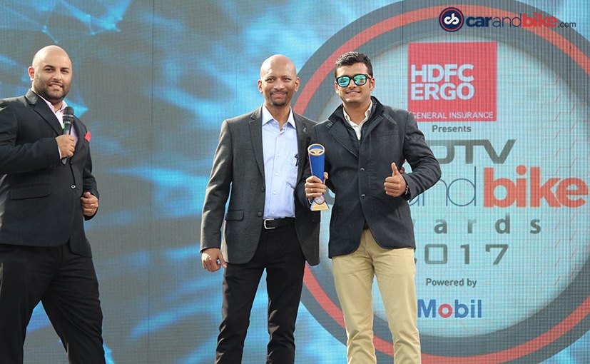 Aravind KP Wins NDTV Car And Bike Motorsport Award 2017