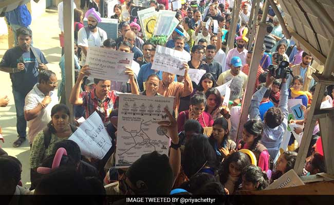 Suburban Train Network A Solution To Benagluru's Traffic Jams, Say Protesters