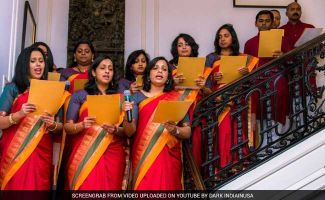 Indian-Americans Celebrate Christmas At The Indian Embassy In US