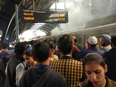 Metro Train Catches Fire At Patel Nagar Metro Station In Delhi
