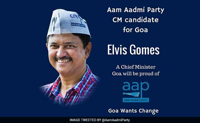 AAP Names Former Bureaucrat Elvis Gomes For Chief Minister's Post In Goa