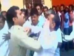 Caught On Camera: Cop Slaps Ex-Armyman In Bank Queue In Karnataka