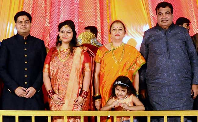 Senior Leaders, Ministers Attend Wedding Of Nitin Gadkari's Daughter