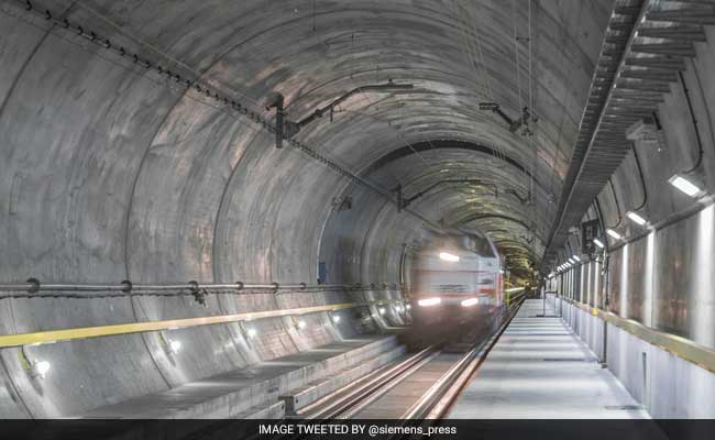 World's Longest Tunnel Opens Regular Service In Switzerland
