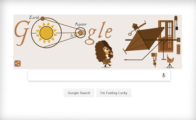 Google Doodle Celebrates 340th Anniversary Of Determination Of The Speed Of Light