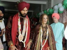 Mr and Mrs Yuvraj Singh. Next Stop, Goa. See Pics From Gurudwara Wedding