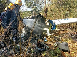 1 Dead, 3 Injured In Helicopter Crash In Aarey Colony Area In Mumbai 1 Dead, 3 Injured In Helicopter Crash In Aarey Colony Area In Mumbai