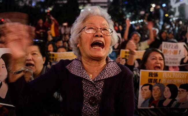 Anti-China Protesters Rally In Hong Kong As Vote Looms