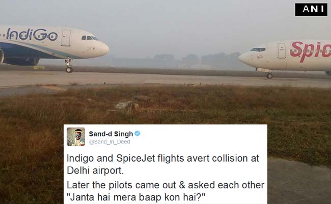 After IndiGo, SpiceJet Planes' Narrow Miss, Twitter Invokes Dangal, DDLJ