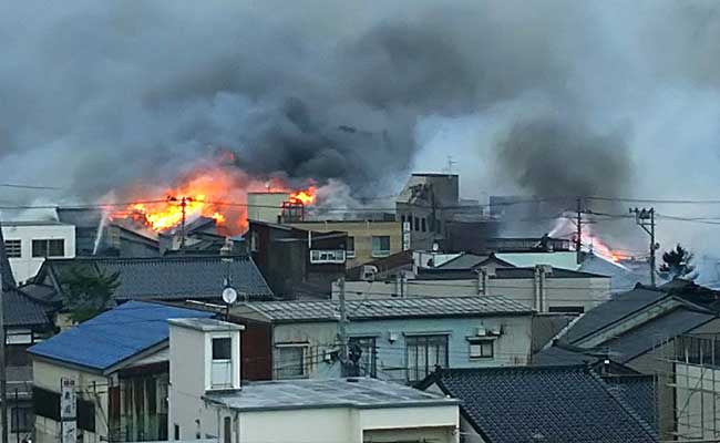 Fire Engulfs 140 Buildings In Japan, No Deaths Reported