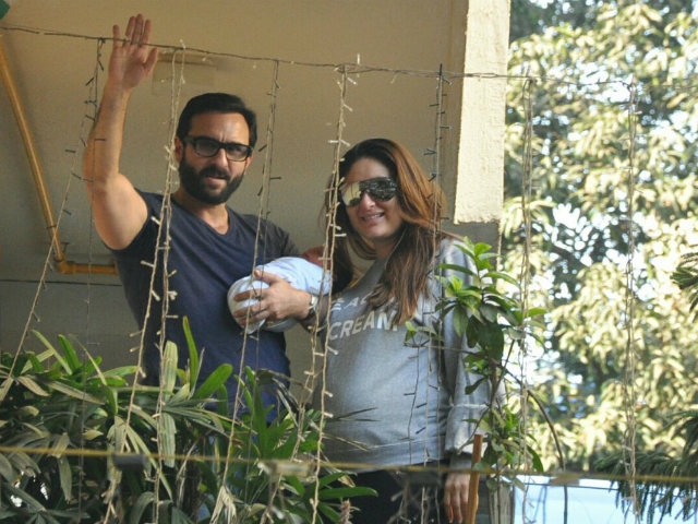 Kareena Kapoor, Saif Ali Khan Bring Baby Taimur Home. See Pics