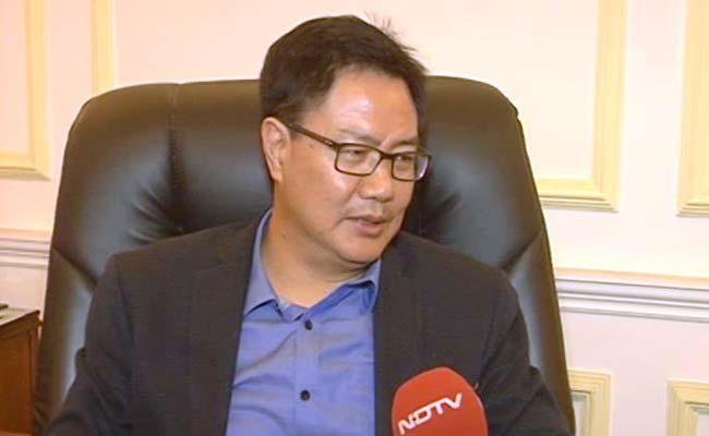 Forces Have Rights Too, Says Kiren Rijiju On Human Shield Used In Kashmir