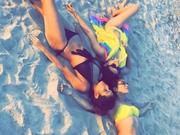Kishwer Merchant And Gang Rock Goa With Bachelorette Party Kishwer Merchant And Gang Rock Goa With Bachelorette Party