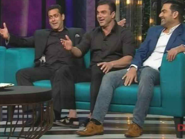 <i>Koffee With Karan 5</i>: Salman Khan Copies Katrina Kaif's Hook Step And Shah Rukh's 'Dialogue' in GIFs