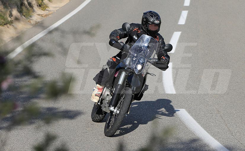 KTM 390 Adventure Spotted Testing