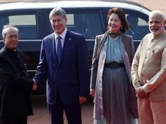 Kyrgyz President Visits India, Accorded Ceremonial Welcome At Rashtrapati Bhavan
