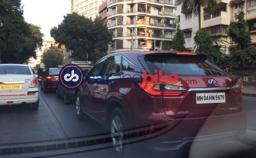 Soon To Be Launched Lexus RX 450h Spotted In India Again