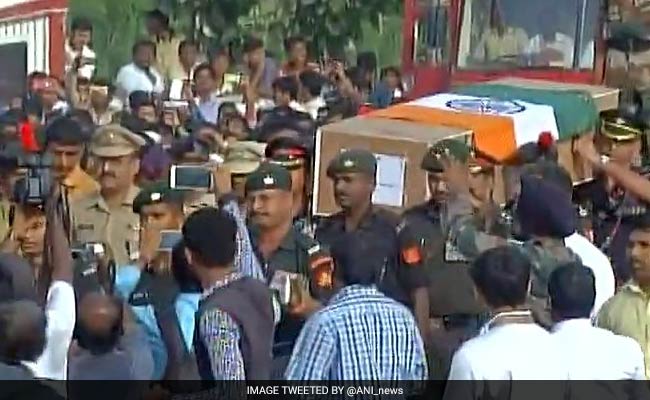 Major Killed In Nagrota Attack Cremated With State Honours