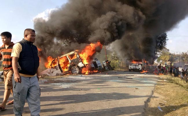 After Attack On Church, Buses In Manipur, Unrest Casts Shadow On Christmas
