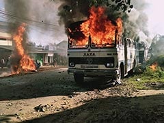 Curfew In Imphal As Buses Burnt, Clashes Break Out In Manipur