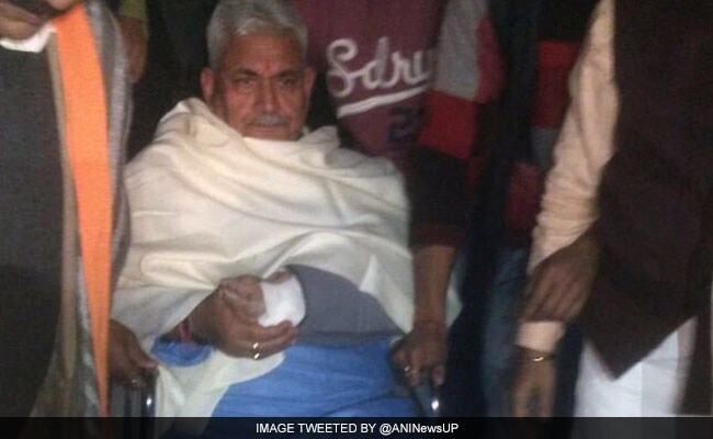 Union Minister Manoj Sinha Injured In Road Accident In Uttar Pradesh