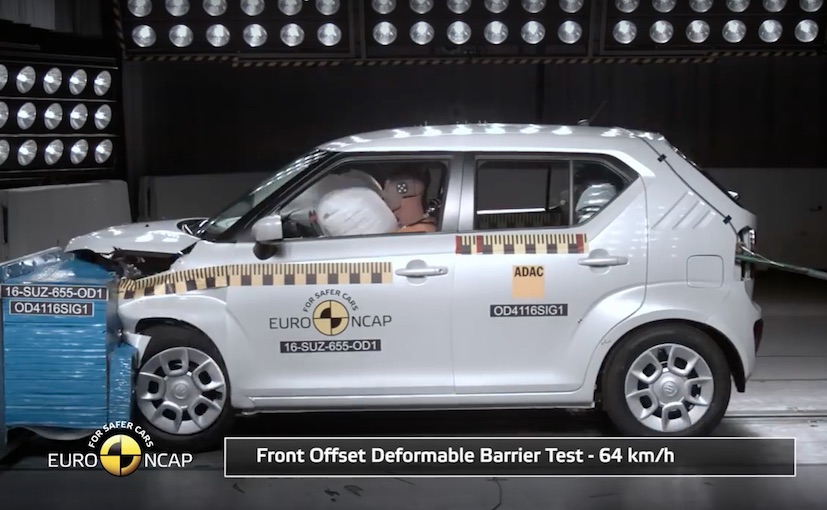 European Spec Maruti Suzuki Ignis Scores 3-Stars In Euro NCAP Crash Tests