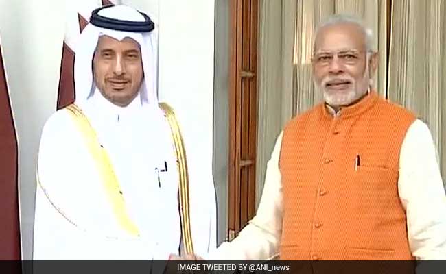 PM Modi, Qatar PM Al Thani Hold Delegation-Level Talks