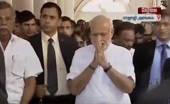 Prime Minister Narendra Modi Pays Tributes To Jayalalithaa